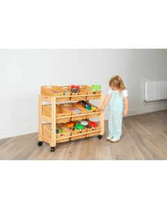 Single Sided 9 Basket Classroom Tidy