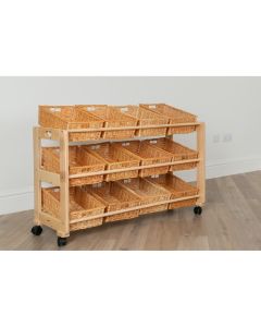 Single Sided 12 Basket Classroom Tidy
