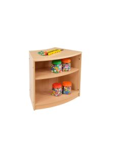 Room Scenes Curved Shelves with Back