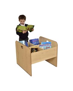 Browser Book Box Maple