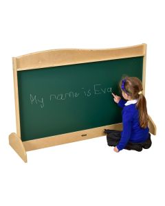 Wooden Room Divider Chalkboard