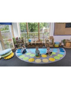 Lake Large Semi Circle Carpet