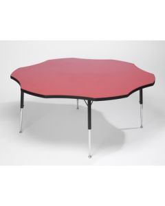Tuf-Top Flower Table 1525mm Dia Red