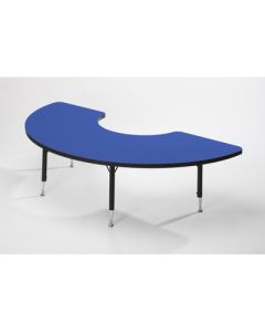 Tuf-Top Arc Table W1600 x D800mm Blue