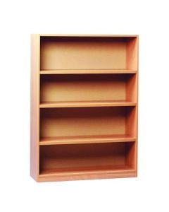 Open Bookcase 1 Fixed 2 Adjustable Shelves Maple