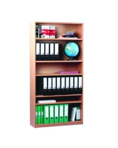 Open Bookcase 1 Fixed And 4 Adjustable Shelves Maple
