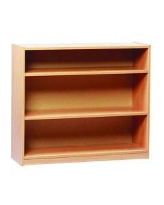 Open Bookcase 2 Adjustable Shelves H750mm Maple
