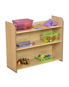 Maple Three Shelf Bookcase