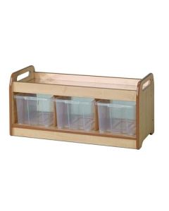 Low Mirror Play Unit with Baskets