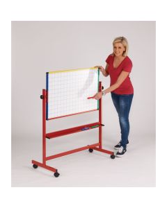 Write On Junior Mobile Whiteboard Red