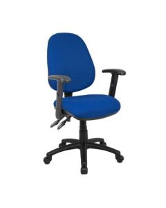 Vantage 2 Lever Chair with Adjustable Arms Royal Blue