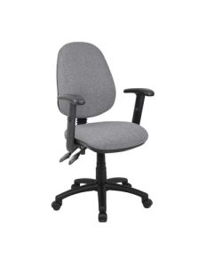 Vantage 2 Lever Chair with Adjustable Arms Grey