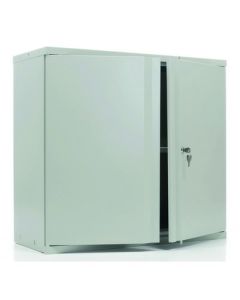 Phoenix SCL Series SCL0891GGK 2 Door 1 Shelf Steel Storage Cupboard in Grey with Key Lock