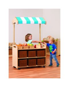 Mobile Tall Unit with Canopy Add-on