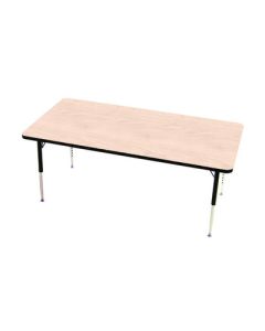 Tuf-Top Rectangular Table W1500 x D750mm Maple