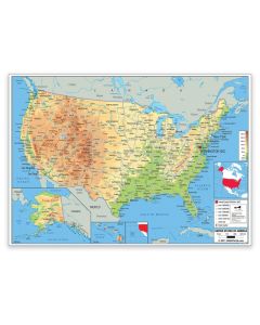 USA Physical Map