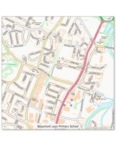 Our School Playmat OS Map