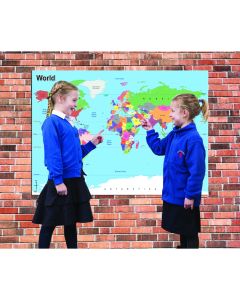Outdoor Board Map World