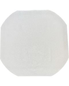 Chunky Glitter Tuff Tray Mat White