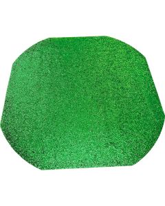 Chunky Glitter Tuff Tray Mat Green