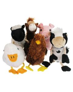 Farm Animals Finger Puppets Pack of 6