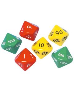 Place Value Dice Pack 6