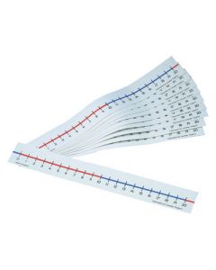 Number Lines 0-20 White Pack 10