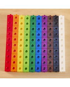 2cm Linking Cubes Assorted Pack of 100
