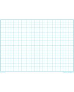 Grid Write & Wipe Boards 1cm Pack of 30