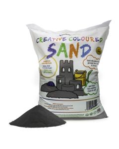 Coloured Sand 15kg Charcoal Grey