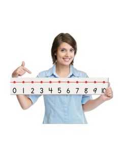 Giant Number Line White