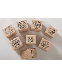 Coin Stamps Set of 8