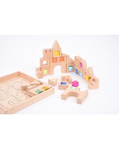 Wooden Building Gem Blocks
