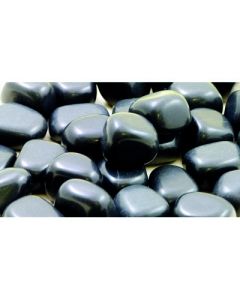 Black Polished Pebbles 1kg