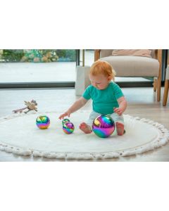 Sensory Reflective Colour Burst Balls Pack of 4