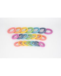 Rainbow Wooden Rings