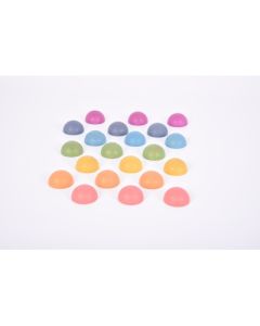 Rainbow Wooden Semispheres