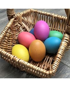 Rainbow Wooden Eggs