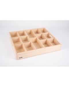 Wooden Sorting Tray - 14 Way