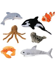 Sea Life Finger Puppets Set of 7