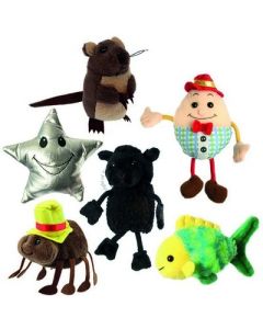 Nursery Rhyme Finger Puppets Pack of 6