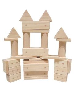 Magnetic Wooden Blocks Pack of 30