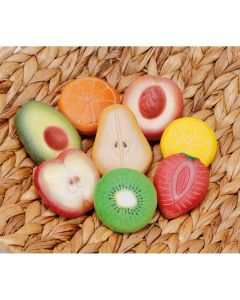 Sensory Play Stones Fruit Pack of 8
