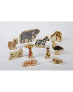 Handa's Surprise Story Wooden Characters Pack of 10