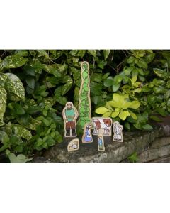 Jack and the Beanstalk Wooden Characters