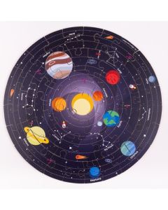 The Solar System Floor Puzzle