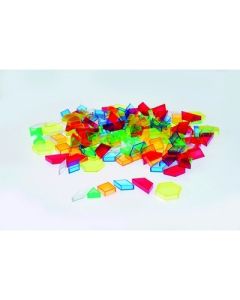Translucent Hollow Pattern Blocks Pack of 180