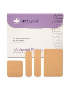 Washproof Plasters Assorted Box of 100