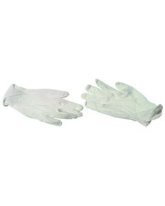 Powder Free Vinyl Disposable Gloves Medium Box of 100