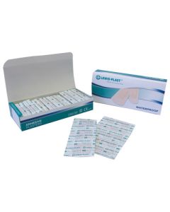 40 x 20mm Washproof Plasters Box of 100